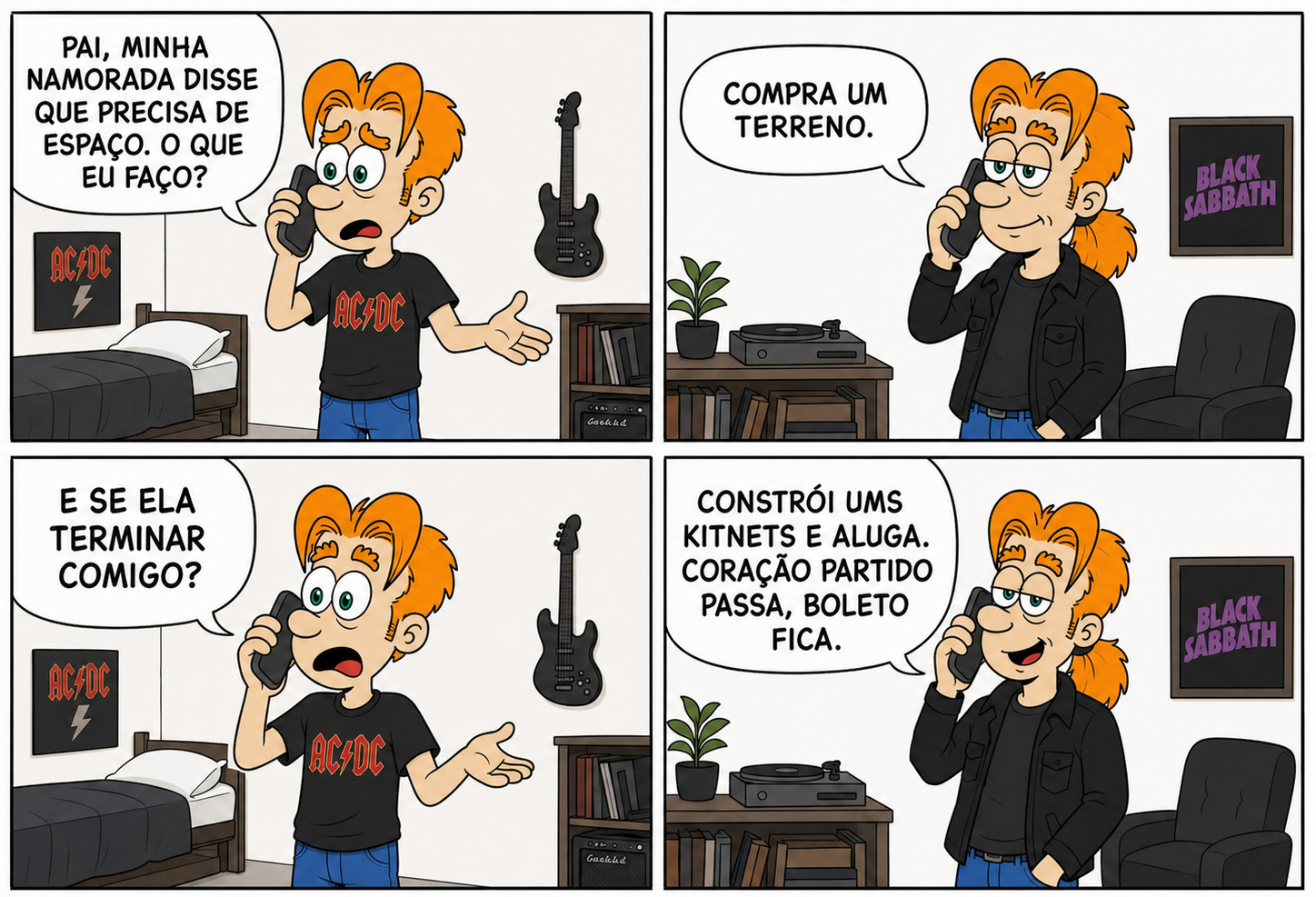 Ela pediu espaço